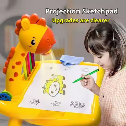 Giraffe Projection Painting Table