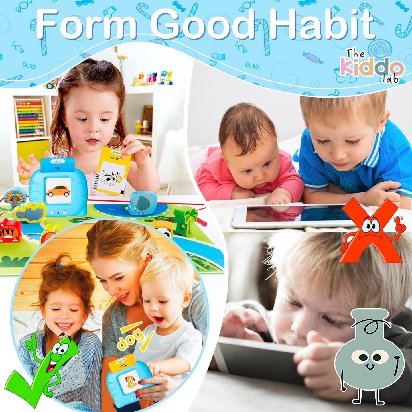 Talking Flash Cards Educational Toys