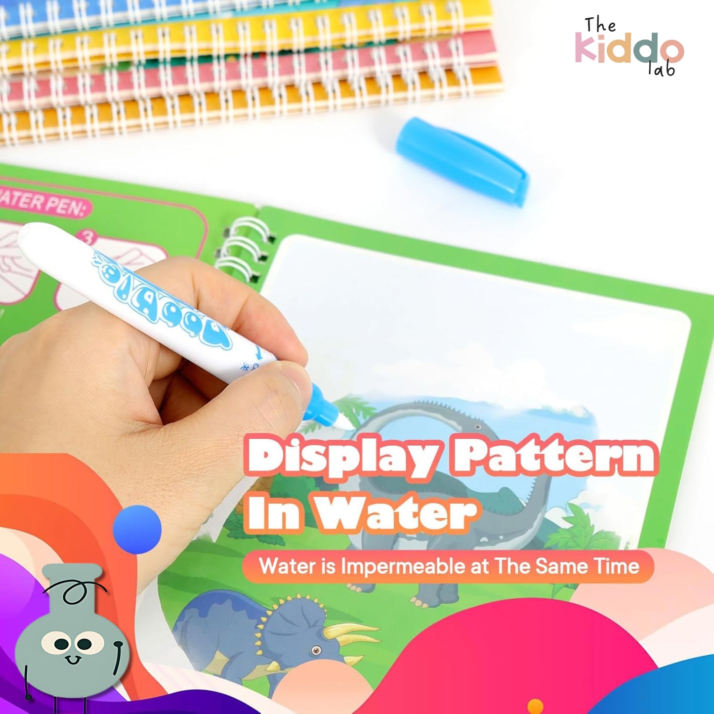 Reusable Magic Water Coloring Book